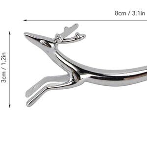 Cutlery Rest 8 pcs Spoon Rest Chopstick Holder Polished Zinc Alloy Deer Shaped